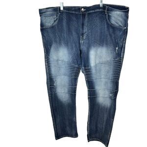 Southpole Mens Size 50 Denim Stretch Jeans Acid Wash Baggy Skater Hip Hop Y2K